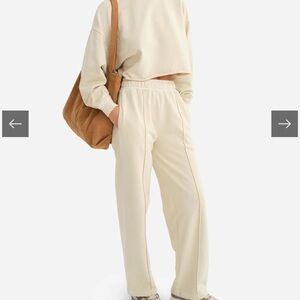MATE Organic Fleece Front Seam Sweatpant NWT